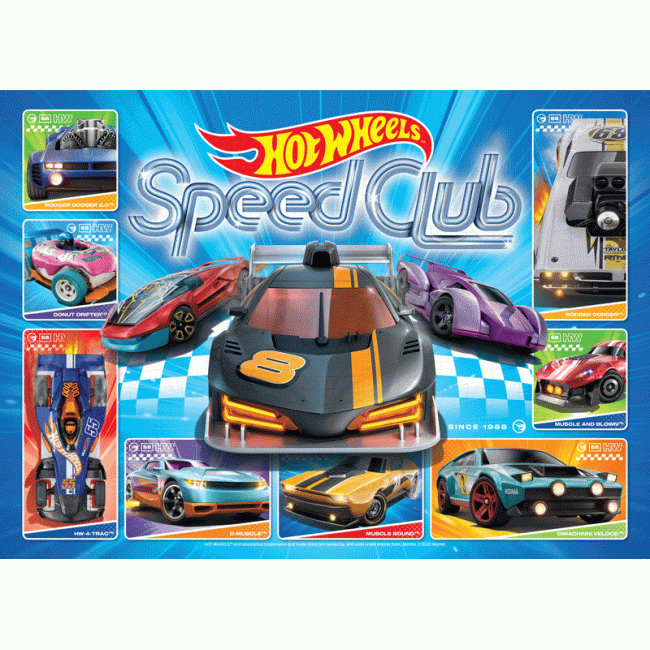 จิ๊กซอว์กล่อง Hot Wheels 500 ชิ้น SPEED CLUB